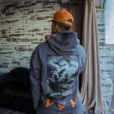 Vultures Guild "Ember Slate" Hem Less Hoodie