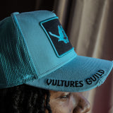 VG Capri Blue Distressed Trucker