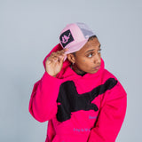 VG Pink Distressed Trucker