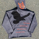 Vultures Guild "Ember Slate" Hem Less Hoodie